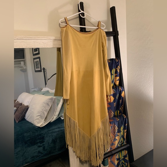 Buckskin Beautiful Handmade Native American Indian Regalia Dress - Picture 2 of 5